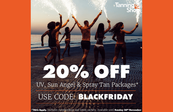 The Tanning Shop Black Friday Offer